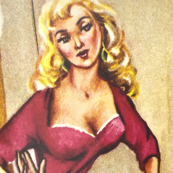 Italian pulp style humorous vintage print "there must be a mistake!" - Picture 4 of 7